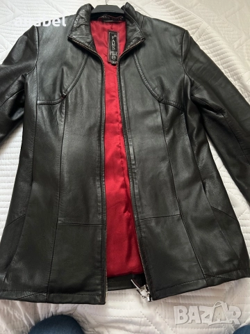 Fams Pelle палто от естествена кожа