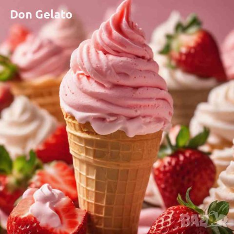 Суха смес за сладолед ЯГОДА* Сладолед на прах ЯГОДА * (1200г / 3 L Вода), снимка 4 - Други - 30215967