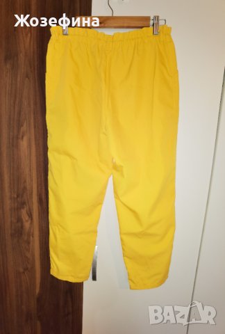 Жълт модерен свеж и ефектен панталон, снимка 3 - Панталони - 40861271