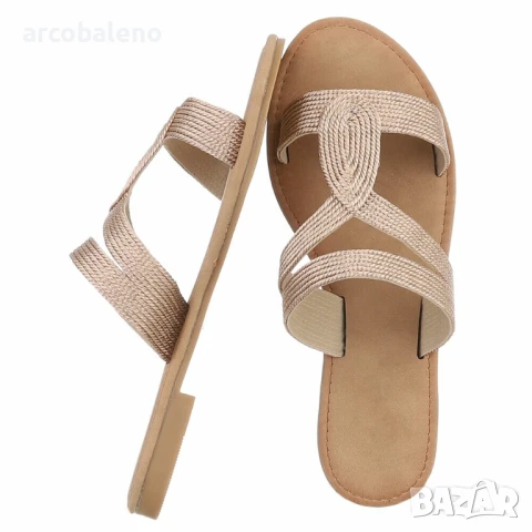 Дамски равни сандали, 4цвята , снимка 8 - Сандали - 51033903