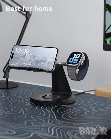  3 в 1 Зарядна станция за множество  устройства MagSafe , снимка 7 - Аксесоари за Apple - 50152999