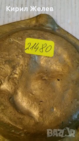 Бронзов пепелник стар 21480, снимка 3 - Декорация за дома - 32349179