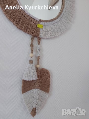 Огледало с листо, снимка 2 - Огледала - 44062896