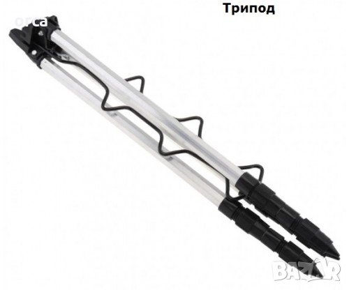 Тринога за риболов OSAKO – алуминиева регулируема стойка с 6 гнезда, снимка 2 - Такъми - 34599158