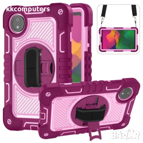 Xiaomi Redmi Pad SE 4G 8.7 инча Swivel Kickstand Удароустойчив Калъф и Протектор, снимка 5 - Калъфи, кейсове - 51027823