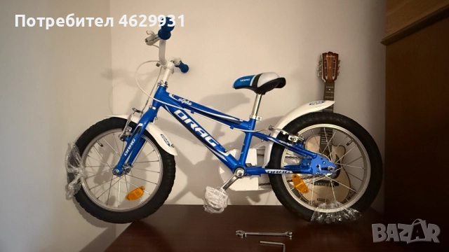 Детско Колело DRAG 16 ALFA, Детски велосипед 16", 16 цола.  В Отлично Състояние.