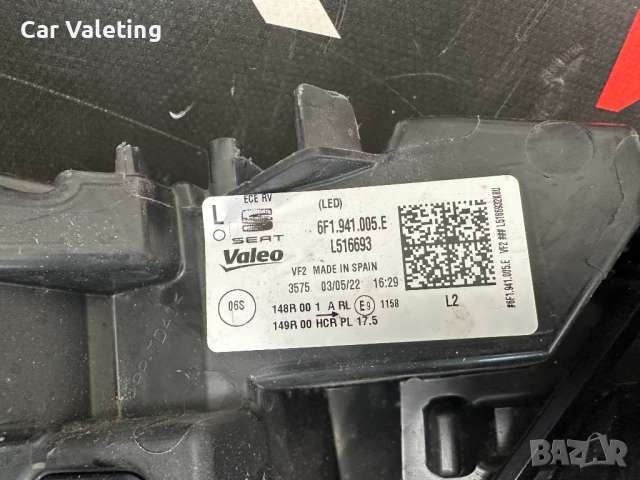 Фар фарове ляв LED Seat Ibiza 5 6F Facelift Сеат Ибиза 6Ф Arona Арона, снимка 8 - Части - 51167146