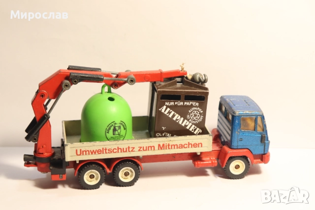 1/55 ?? SIKU MERCEDES КАМИОН ИГРАЧКА КОЛИЧКА МОДЕЛ, снимка 5 - Колекции - 52887182