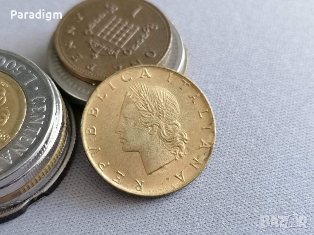 Монета - Италия - 20 лири | 1980г., снимка 2 - Нумизматика и бонистика - 40384310