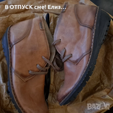Зимни обувки боти естествена кожа, НОВИ,  маркаPikolinos, снимка 2 - Дамски боти - 52684471