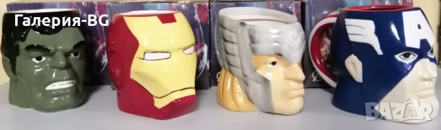 Керамични чаши на супергерой , снимка 1 - Чаши - 32478524
