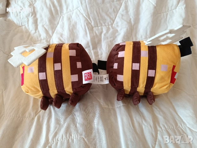 Оригинални Mojang Minecraft пчели , снимка 6 - Плюшени играчки - 52943628