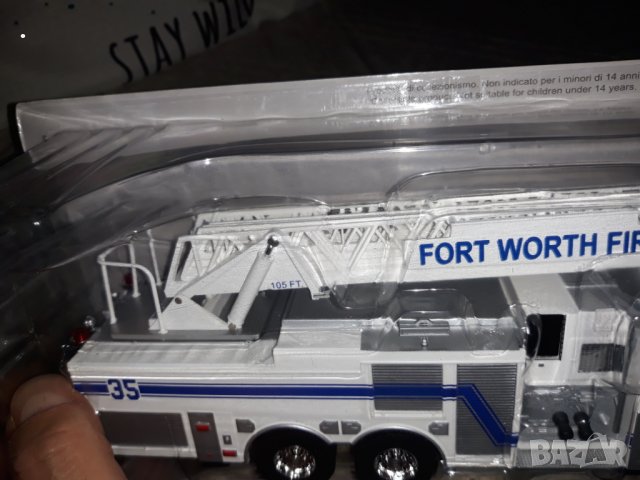 American Fire Car Американска пожарна 1.43  мащаб. , снимка 2 - Колекции - 34939544