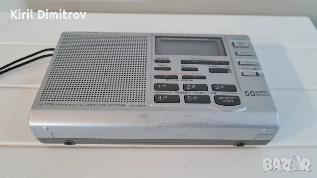 Stereo всевълново радио Sony ICF-SW35 , снимка 4 - Радиокасетофони, транзистори - 52896317