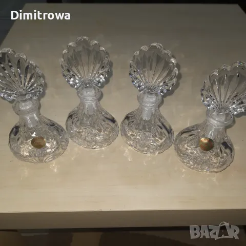 Оловен кристал винтидж парфюмни шишенца