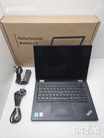 +Гаранция! Тъч! 2в1 Лаптоп Таблет Lenovo L13 Yoga Gen 2 Intel Core i5-1135G7 / 8GB RAM / 256GB SSD, снимка 8 - Лаптопи за работа - 52534905