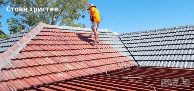 Боядисване на покриви метални конструкции веранди фасади и всички видове вътрешни бои, снимка 2 - Ремонти на покриви - 52031842