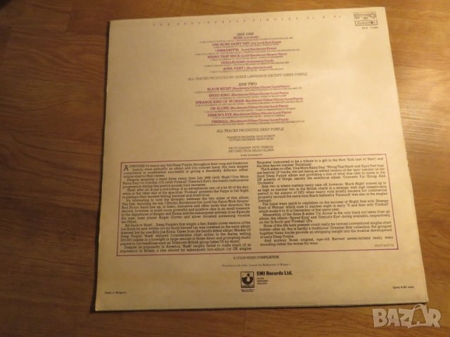 Грамофонна плоча Дийп Пърпъл, Deep Purple - Singles - изд. 80те г. - плоча за ценителите, снимка 2 - Грамофонни плочи - 27598314