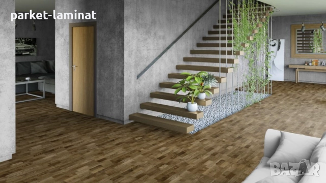 Трислоен паркет Античен Дъб