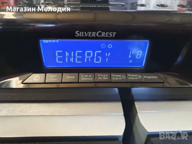 Радио с часовник и будилник Silver Crest SPU 900 A1 Има прожектор за часовник на стена., снимка 6 - Други - 49646601