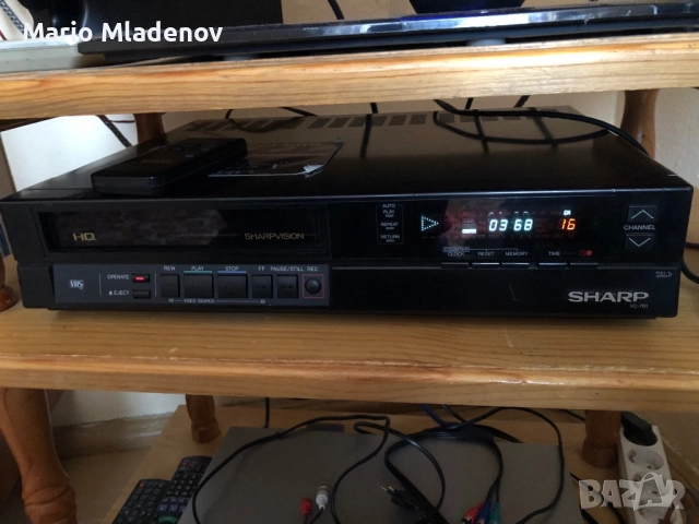 Видео рекордер Sharp VC-781 vhs, снимка 8 - Плейъри, домашно кино, прожектори - 51526084