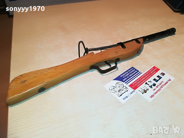 РЕТРО ПУШКА-МЕТАЛ И ДЪРВО-45СМ, снимка 5 - Колекции - 28228578