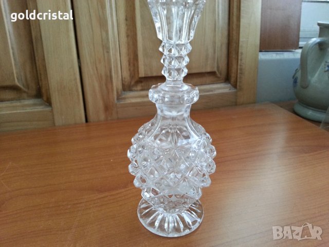 Кристално шишенце , снимка 3 - Антикварни и старинни предмети - 38275226