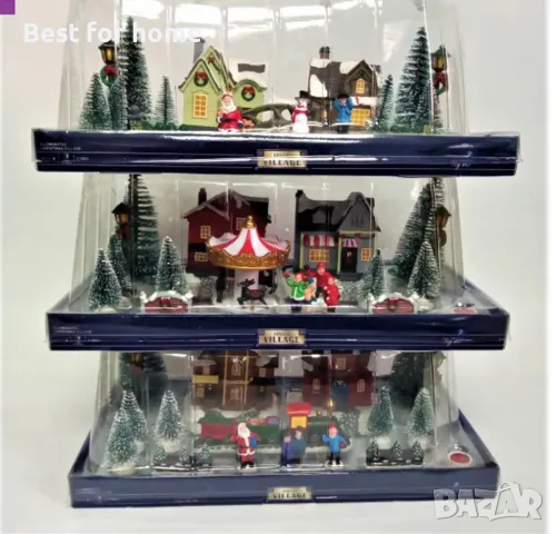 Коледно село/ градче 17 части с осветление от Magik Vllage, снимка 5 - Декорация за дома - 48220545