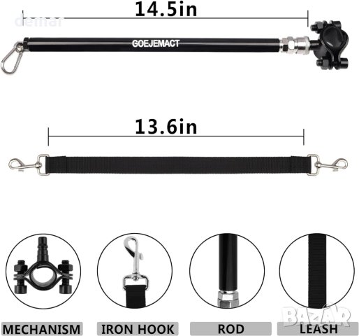 Каишка за кучета без ръце за велосипед, подходяща за упражнения и обучение, снимка 3 - За кучета - 43947581