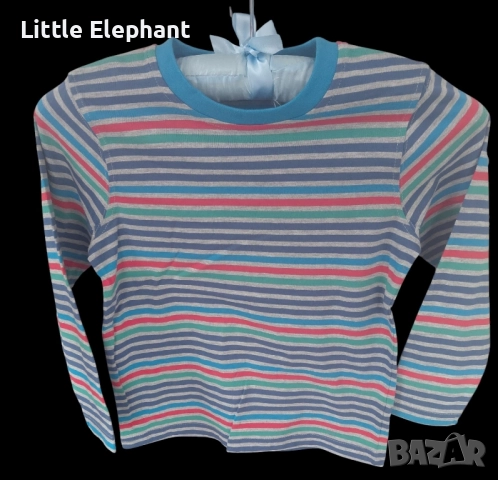 Блузка с дълъг ръкав за 3-4 год момченце многоцветно средно райе,Англия/нова