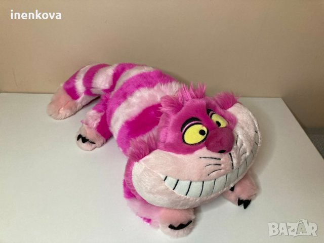 Оригинална плюшена играчка Чеширския котарак 50 лв. Алиса в страната на чудесата , снимка 12 - Плюшени играчки - 43204374