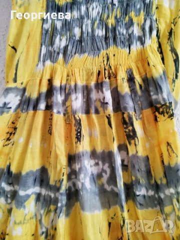 Красива лятна рокля в жълто, снимка 5 - Рокли - 37751504