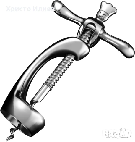 Луксозна отварачка за вино ръчен тирбушон от стомана в подаръчна кутийка, снимка 2 - Други стоки за дома - 51273471