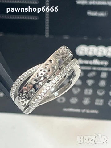 Сребърен пръстен 925, снимка 6 - Пръстени - 50466778