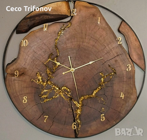 Стенен часовник "Златната жила" 