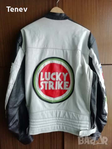 Honda Lucky Strike Vintage Racing F1 Formula1 XL Оригинално кожено яке Leather , снимка 2 - Якета - 34949156