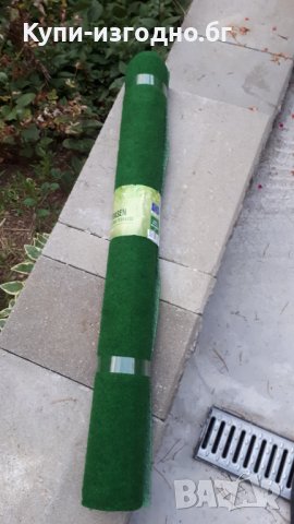 Постелка за балкон или тераса - Living Garden 100x200 см , зелена, снимка 1