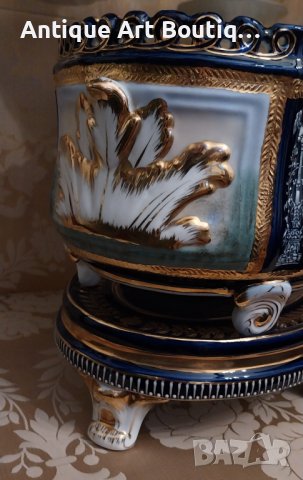 Порцеланова Жардениера Napoleon III, снимка 7 - Колекции - 44036351