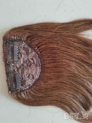 Нов кестеняв бретон от естествена човешка коса - мод.4, снимка 5 - Аксесоари за коса - 37289639