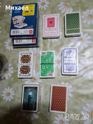 Различни карти за игра, снимка 2 - Карти за игра - 52907619