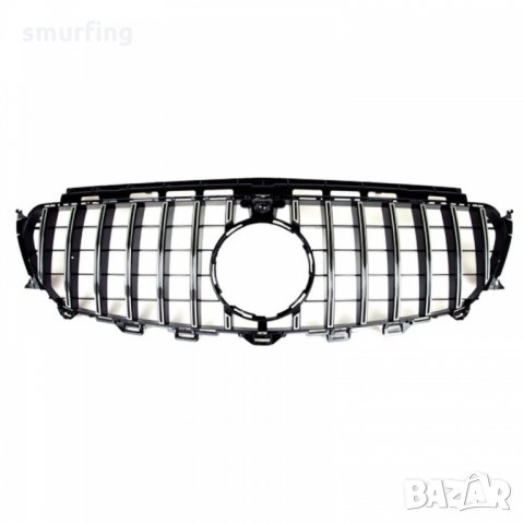 Хром/черна решетка тип GT за Mercedes E класа W213 седан, S213 комби, C238 купе, А238 кабрио, снимка 2 - Аксесоари и консумативи - 34621368