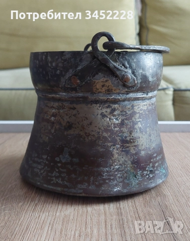 бакърче медно ретро за ценители , снимка 5 - Антикварни и старинни предмети - 52911701