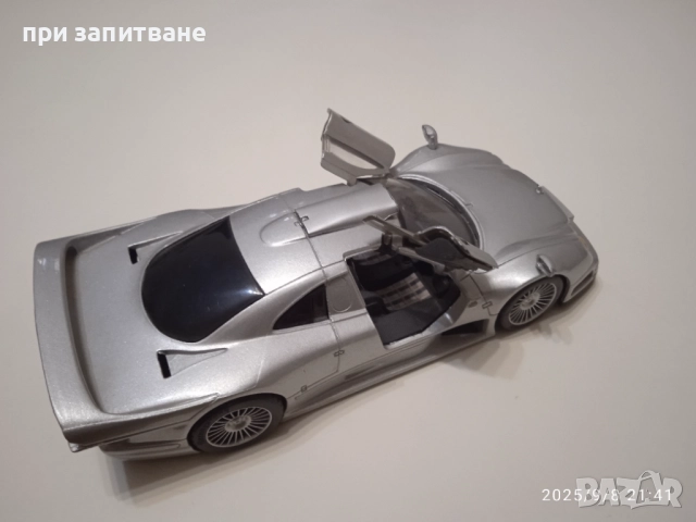 Mercedes CLK GTR 1:26 и Mercedes SLK 1:24, Maisto, Lamborgini Sesto Elemento, Motormax 1:24 , снимка 9 - Колекции - 51686201