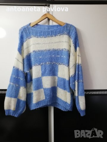 Дамски плетен пуловер, снимка 2 - Блузи с дълъг ръкав и пуловери - 38983737
