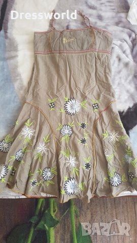 Desigual, лятна рокля с презрамки, цветя , М, 40, снимка 2 - Рокли - 18321304