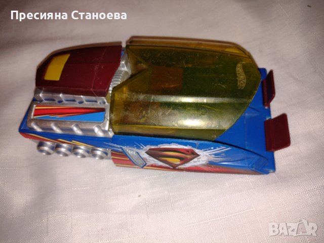 Hot Wheels-2X Turbo Booster-7" Long-Blue-B5696-2003, снимка 1