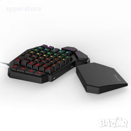 Клавиатура Геймърска USB Redragon Diti K585RGB RGB Механична Гемърска Мини клавиатура за бързи клави, снимка 3 - Клавиатури и мишки - 32388768