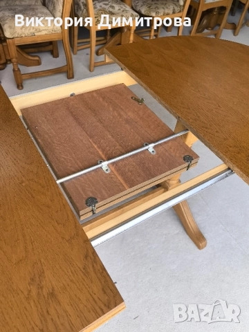 Разтегателна трапезна маса , снимка 6 - Маси - 51714425