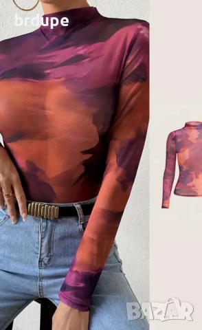 Дамска блуза, снимка 2 - Блузи с дълъг ръкав и пуловери - 50753254