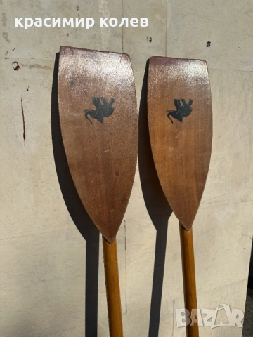 немски дървени гребла за лодка, снимка 2 - Водни спортове - 52772655